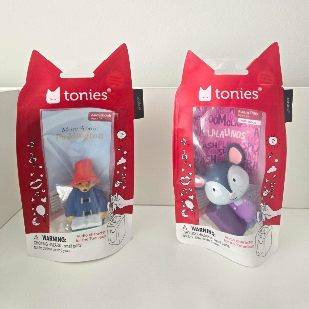 tonies Toniebox Audio Character Lot Paddington + La La Llamos Ages 3+ Lot of 2
